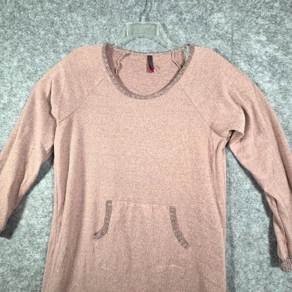 Vince Camuto Sleep Sweater Dress L Misty Rose Lounge Core Cozy Knit Tunic
